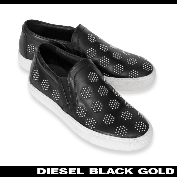 DIESEL BLACK GOLD ディーゼルブラックゴールド レザースニーカー 靴 