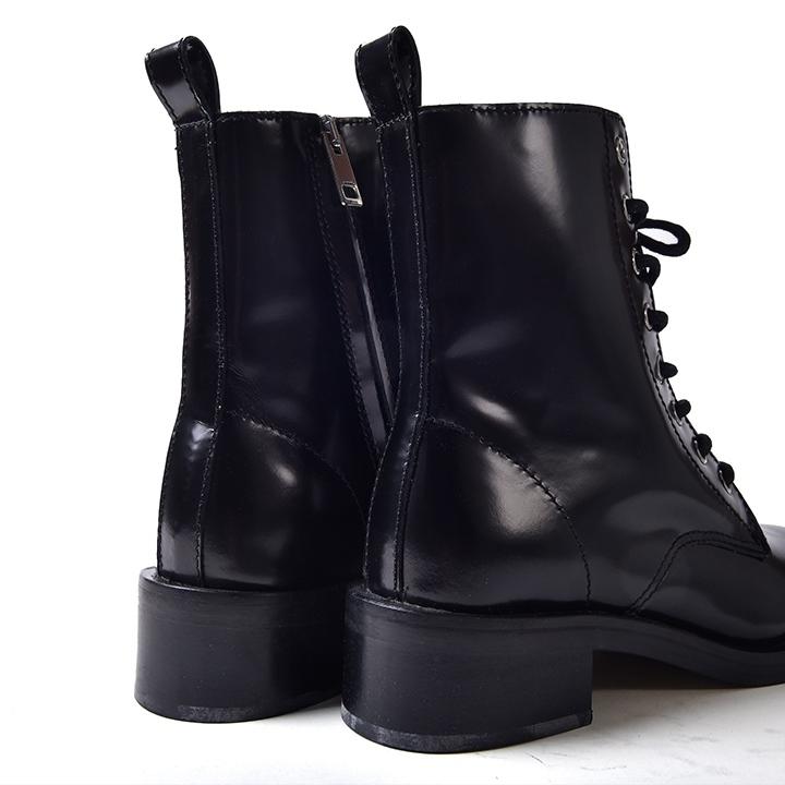 DIESEL ジップアップブーツ DIESEL ディーゼル レースアップブーツ 靴 レディース 牛革 本革