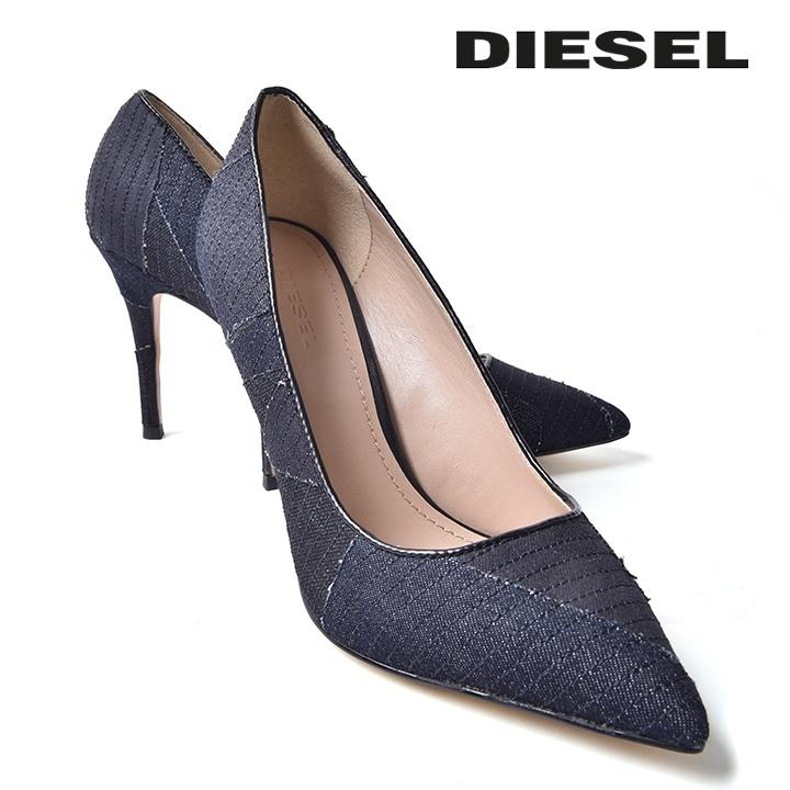 ディーゼル Diesel ハイヒールパンプス 靴 レディース デニム生地 ポインテッドトゥ ピンヒール Off Beat Patch Hp Die L K A8 473 買っciao トゥット トゥット 通販 Yahoo ショッピング