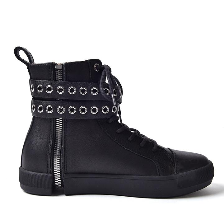 DIESEL ディーゼル ハイカットスニーカー 靴 レディース 牛革 本