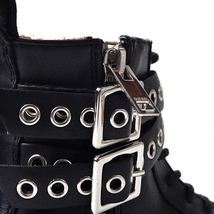 DIESEL ディーゼル ハイカットスニーカー 靴 レディース 牛革 本