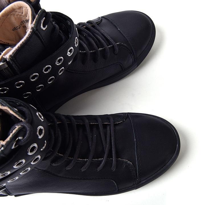 DIESEL ディーゼル ハイカットスニーカー 靴 レディース 牛革 本