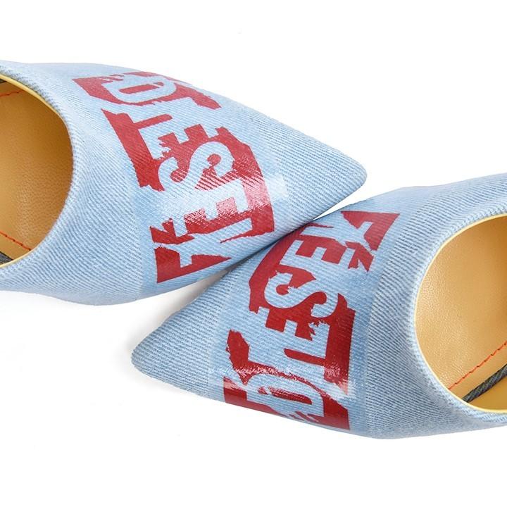 DIESEL ディーゼル ハイヒールパンプス 靴 レディース ロゴ