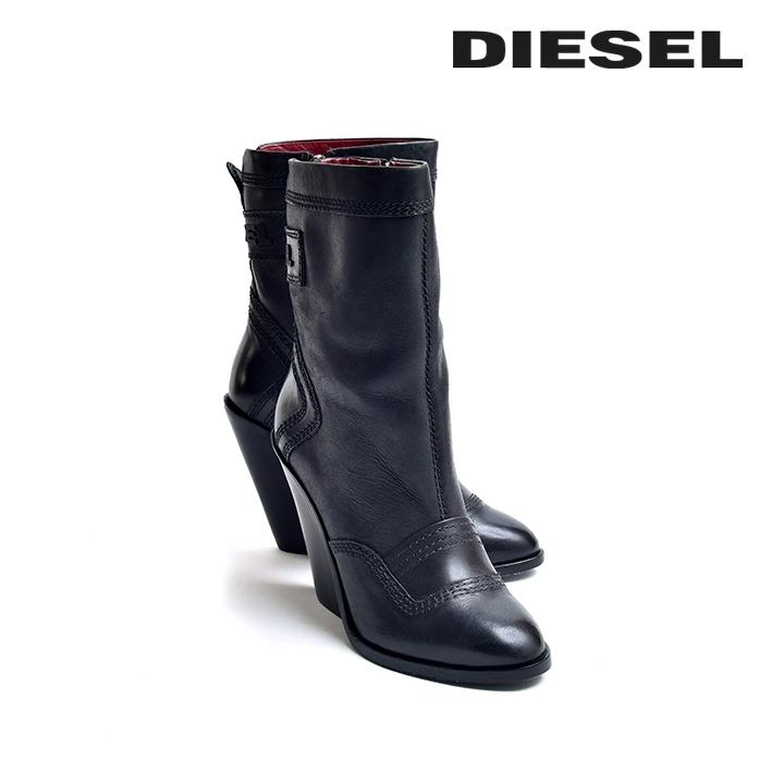 DIESEL ディーゼル レザーブーツ 靴 レディース インサイド