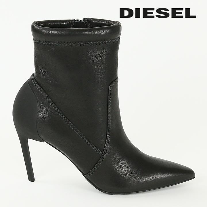 diesel ショートブーツ　ピンヒール　サイドジップ 本革 endevice ブーツ メンズ 本革 革 ショートブーツ ヒール ヒール