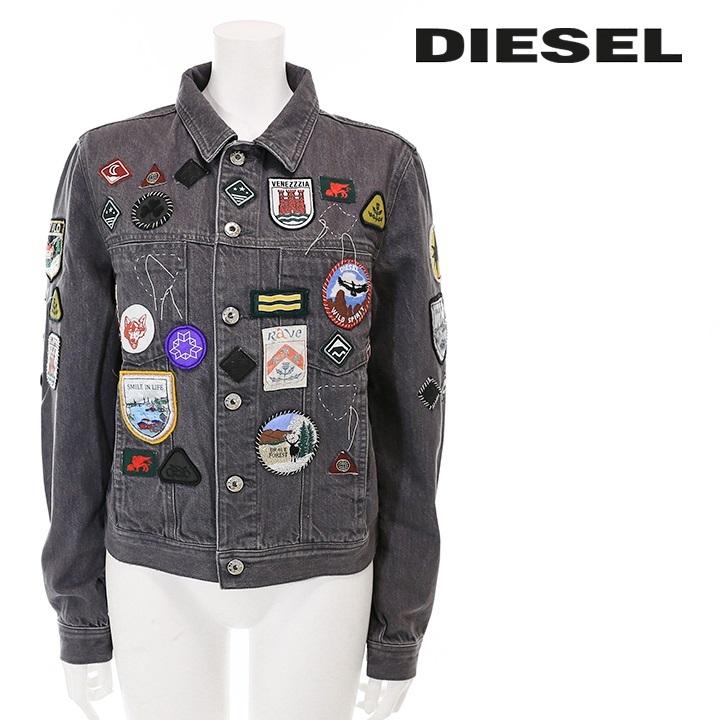 DIESEL（ディーゼル） デニムジャケット レディース パッチワーク