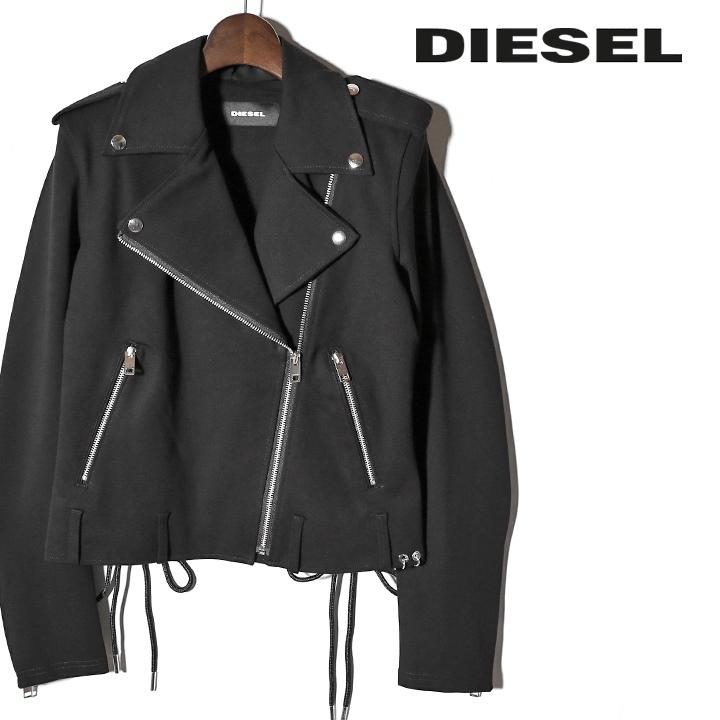 DIESEL ディーゼル レースアップ ライダースジャケット DIESEL ディーゼル ライダースジャケット レディース バック