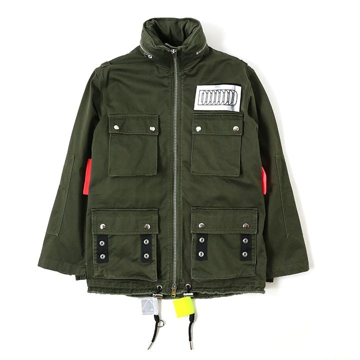 DIESEL ディーゼル ミリタリージャケット レディース オーバー