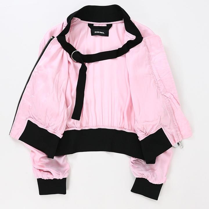 ✨新品・タグ付き✨DIESEL ディーゼル MA-1 サテン ジャケット DIESEL ディーゼル ボンバージャケット レディース 微光沢サテン