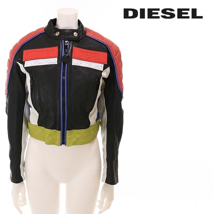 ディーゼル DIESEL レザージャケット レディース 羊革 本革 肘カットアップ バイカー L-SKYLAR :die-l-o-c4-027:買っCiao!トゥット トゥット - 通販 - Yahoo!ショッピング