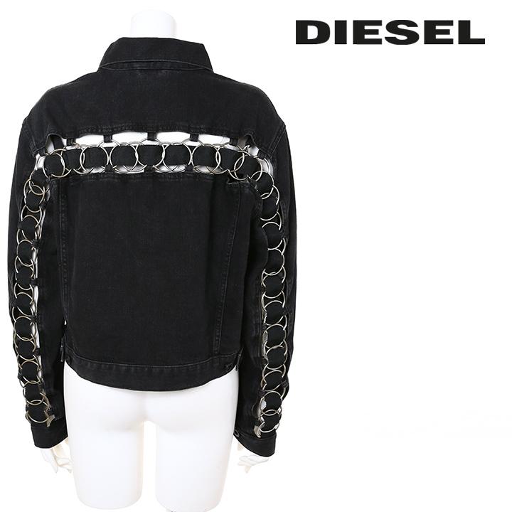 DIESEL ディーゼル クロップドデニムジャケット レディース