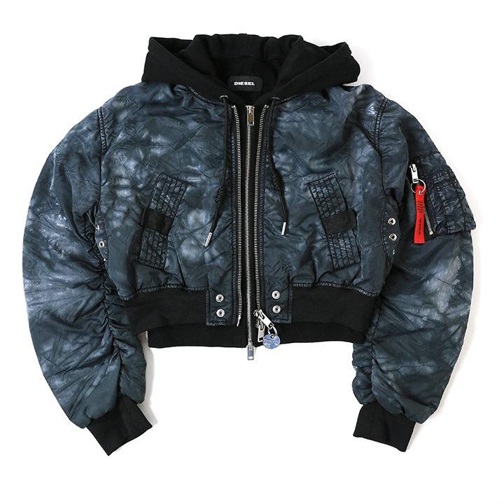 DIESEL ディーゼル 中綿ジャケット レディース タイダイ柄 DIESEL ディーゼル 中綿ジャケット レディース タイダイ柄