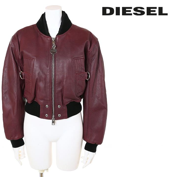 ディーゼル DIESEL レザーボンバージャケット レディース 牛革 本革 キルティング裏地 中綿 ショート丈 L-MANUA  :die-l-o-c8-036:買っCiao!トゥット トゥット - 通販 - Yahoo!ショッピング