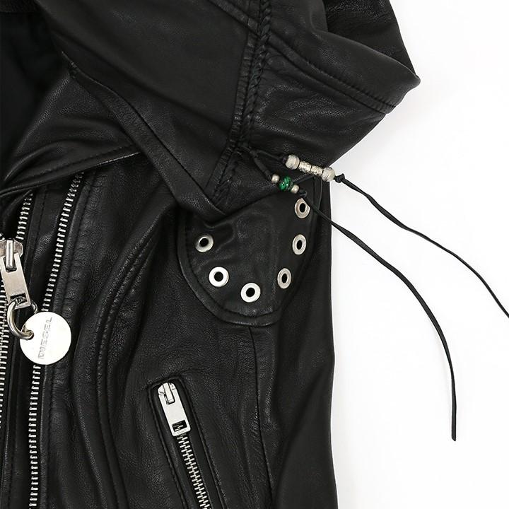 DIESEL ディーゼル レザージャケット レディース 羊革 本革 DIESEL ディーゼル レザージャケット レディース 羊革 本革