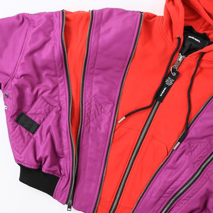 DIESEL 美品 特殊シルエットジップパーカージャケット G-Monifa DIESEL 美品 特殊シルエットジップパーカージャケット G-Monifa