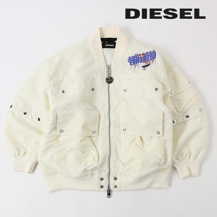 DIESEL ディーゼル ボンバージャケット レディース ヴィンテージキズ 