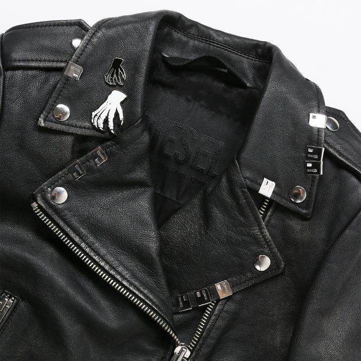 DIESEL ディーゼル レザーライダースジャケット レディース 牛革