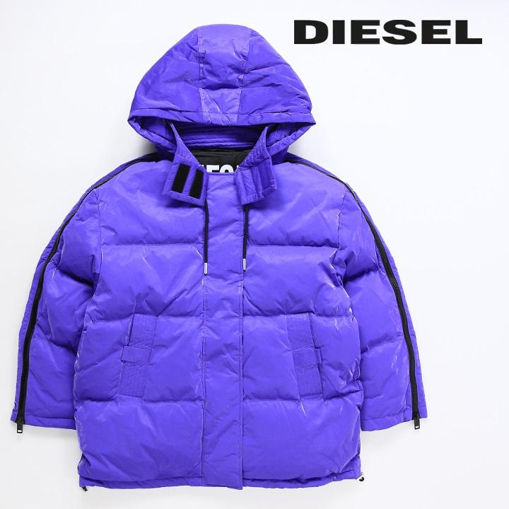 ディーゼル DIESEL リアルダウンジャケット レディース 袖ジップ 