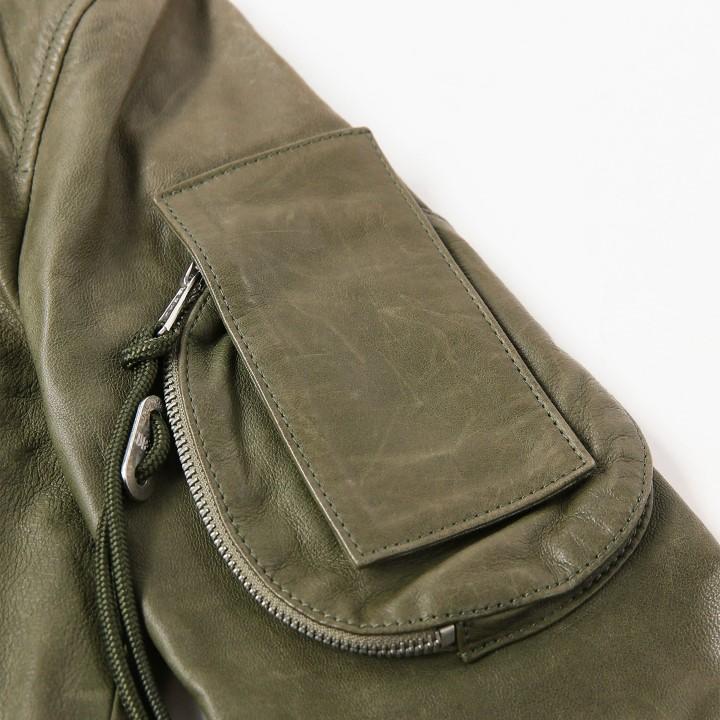 DIESEL ディーゼル レザーボンバージャケット レディース 羊革