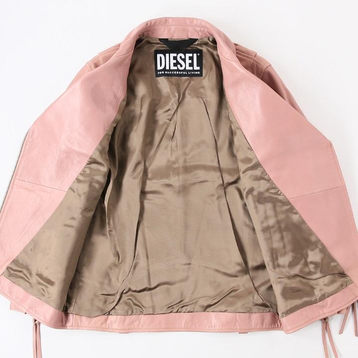 DIESEL ディーゼル レザーダブルライダースジャケット