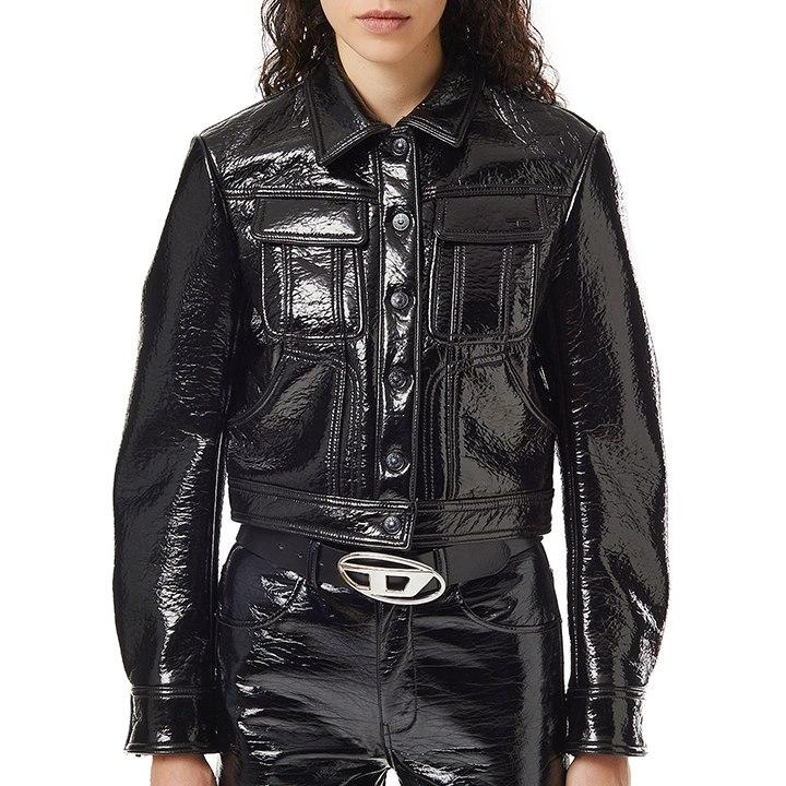 DIESEL ディーゼル ブルゾンジャケット レディース 光沢 DIESEL ディーゼル ブルゾンジャケット レディース 光沢