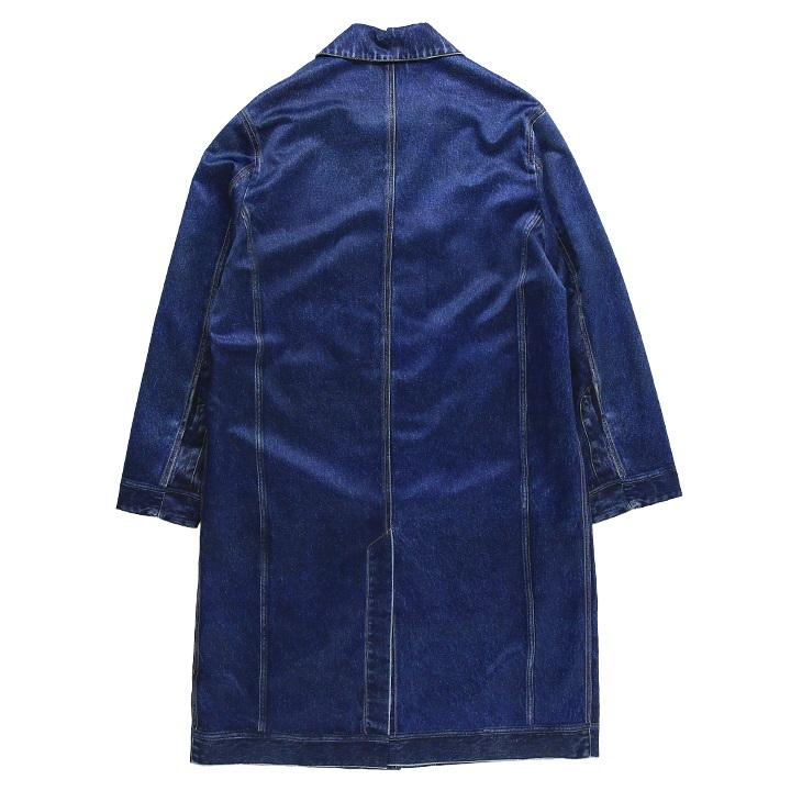 DIESEL ディーゼル ロングコート レディース デニム風プリント