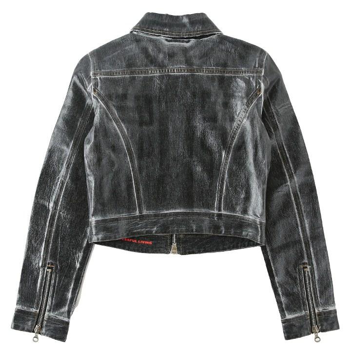 DIESEL（ディーゼル） デニムジャケット レディース コーティング加工