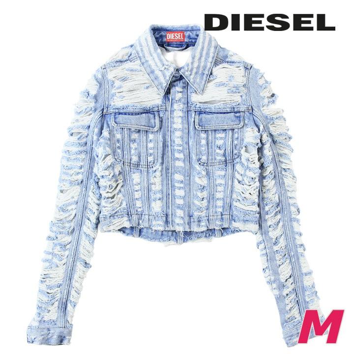 DIESEL（ディーゼル） デニムジャケット レディース デストロイ 