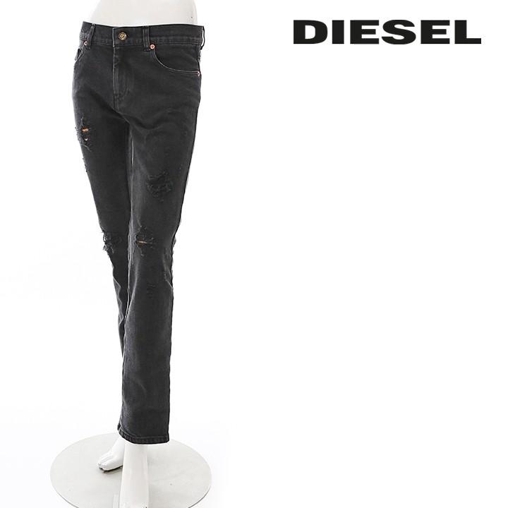 ディーゼル Diesel ジーンズ デニム パンツ レディース クラッシュダメージ加工 日本製 ブラックデニム Sandy Die L P 812 買っciao トゥット トゥット 通販 Yahoo ショッピング