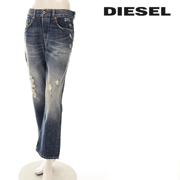 DIESEL ディーゼル ジーンズ デニム パンツ レディース クラッシュ  