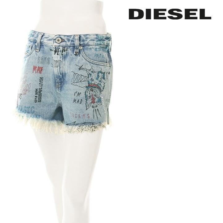 DIESEL ディーゼル ショートパンツ レディース グラフィック
