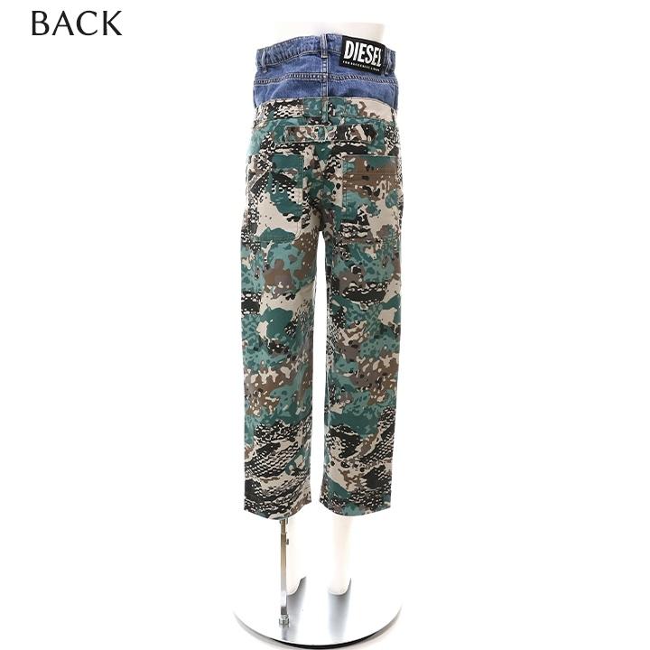 迷彩 ディーゼル DIESEL 迷レディース 迷彩 デニムパンツ ストレッチ