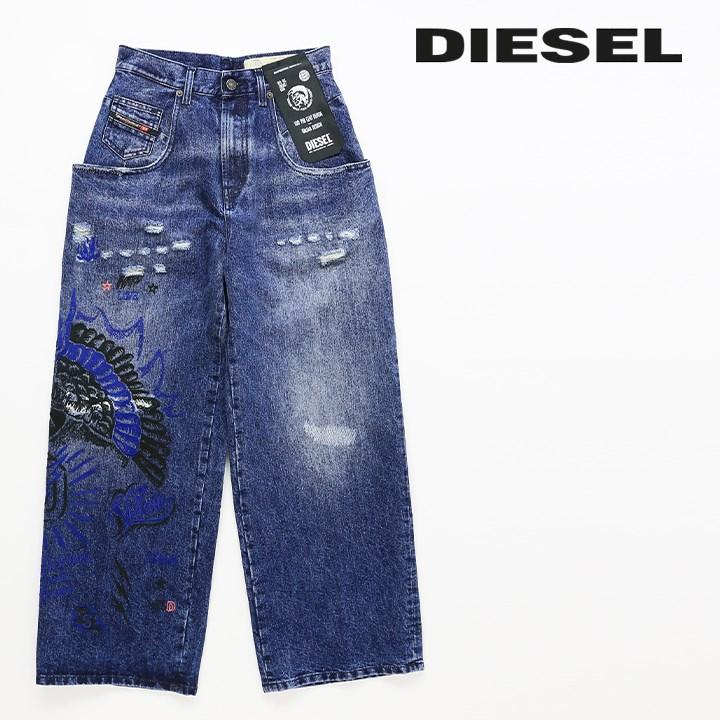 DIESEL（ディーゼル） ジーンズ デニム パンツ レディース 刺繍 