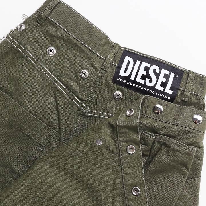 ディーゼル DIESEL ワイドレッグパンツ レディース デタッチャブル