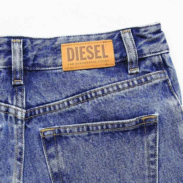 diesel ストライプ デニム フレア