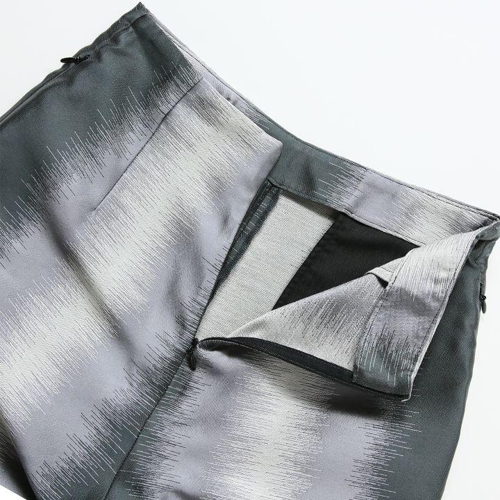 【DIESEL】スチールグレー パンツ ハイウエスト DIESEL ディーゼル アンクルパンツ レディース バックファスナー