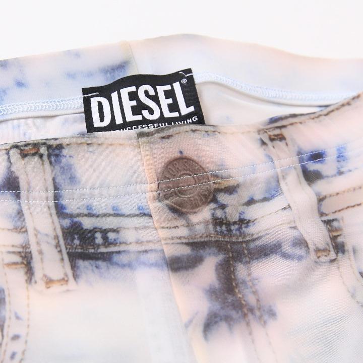 新品未使用】DIESEL デニム風プリント トロンプルイユ タイツ