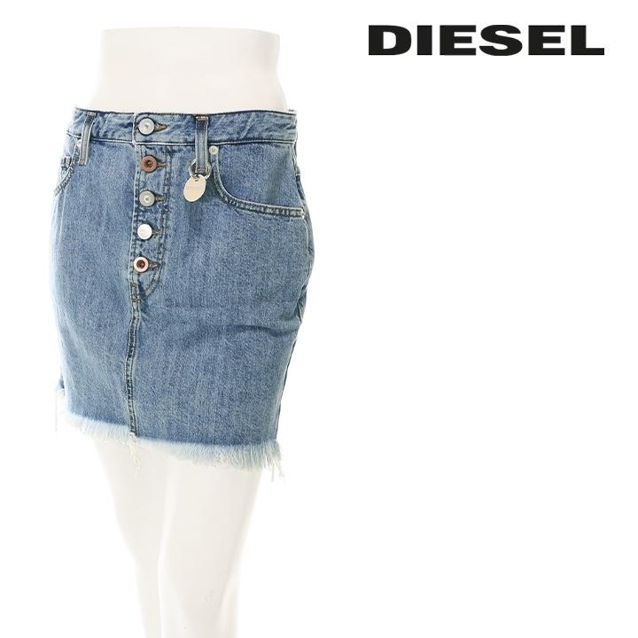 ディーゼル DIESEL デニムミニスカート レディース 裾カットオフ 切りっぱなし ヴィンテージウォッシュ加工 タイトシルエット DE-GINSKIRT :die-l-s-b8-222:買っCiao!トゥット トゥット - 通販 - Yahoo!ショッピング