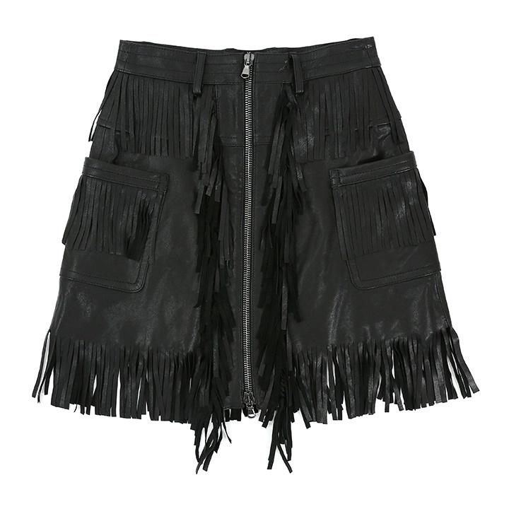 DIESEL black gold ミニスカート　40サイズ　美品 DIESEL BLACK GOLD ディーゼルブラックゴールド レザーミニ
