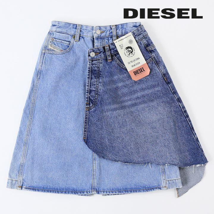 DIESEL ディーゼル デニムスカート レディース ヴィンテージウォッシュ 