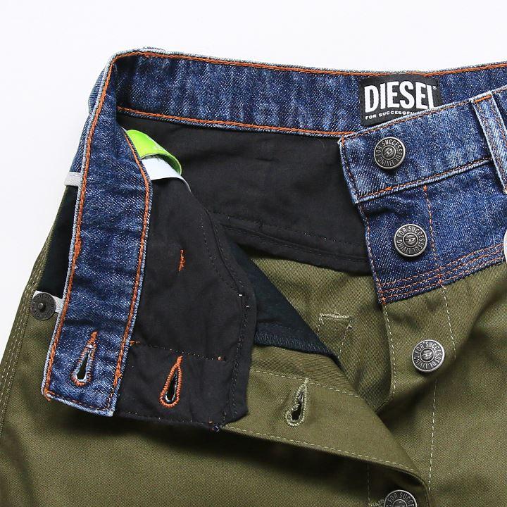 DIESEL ディーゼル ロングスカート レディース デニム切替 DIESEL ディーゼル ロングスカート レディース デニム切替