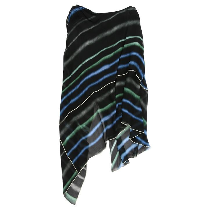 【新品】S ディーゼル スカート シースルー アシンメトリー シフォン DIESEL ディーゼル シースルーシフォンスカート レディース