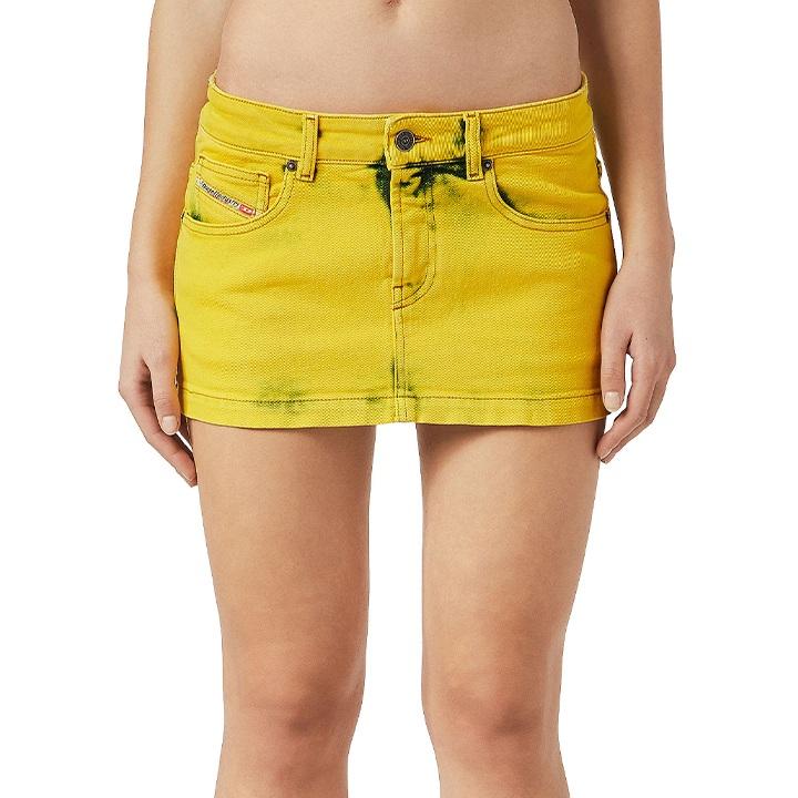 DIESEL ディーゼル マイクロミニデニムスカート レディース ムラ