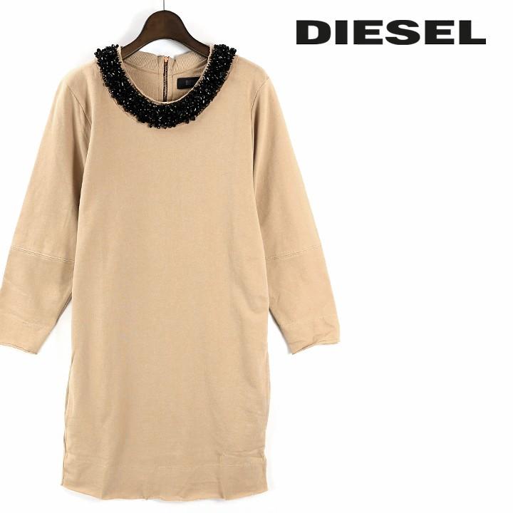 ディーゼル DIESEL スウェットワンピース レディース ビジュー