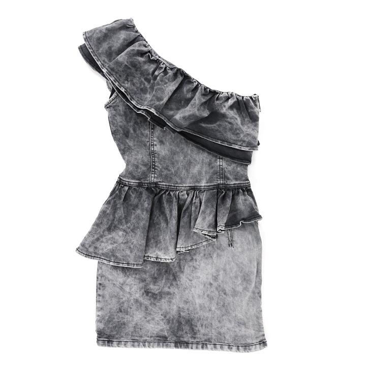 ディーゼル Diesel ミニワンピースドレス レディース ヴィンテージ加工 デニム地 ワンショルダー ティアード De Blau Die L T 255 買っciao トゥット トゥット 通販 Yahoo ショッピング