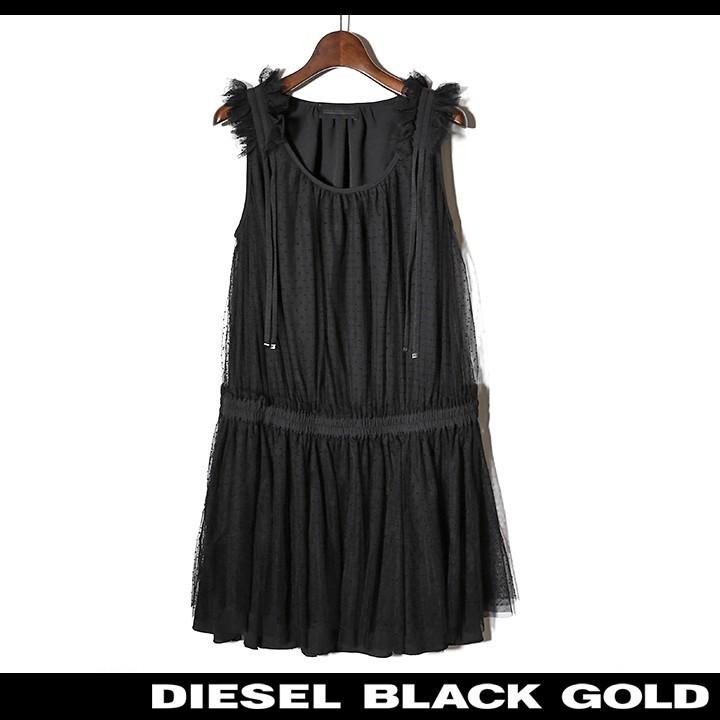 ディーゼルブラックゴールド Diesel Black Gold ノースリーブワンピース レディース ドット柄 レース フリル 膝上丈 ミニ丈 Diamond Fs Die L T 606 買っciao トゥット トゥット 通販 Yahoo ショッピング