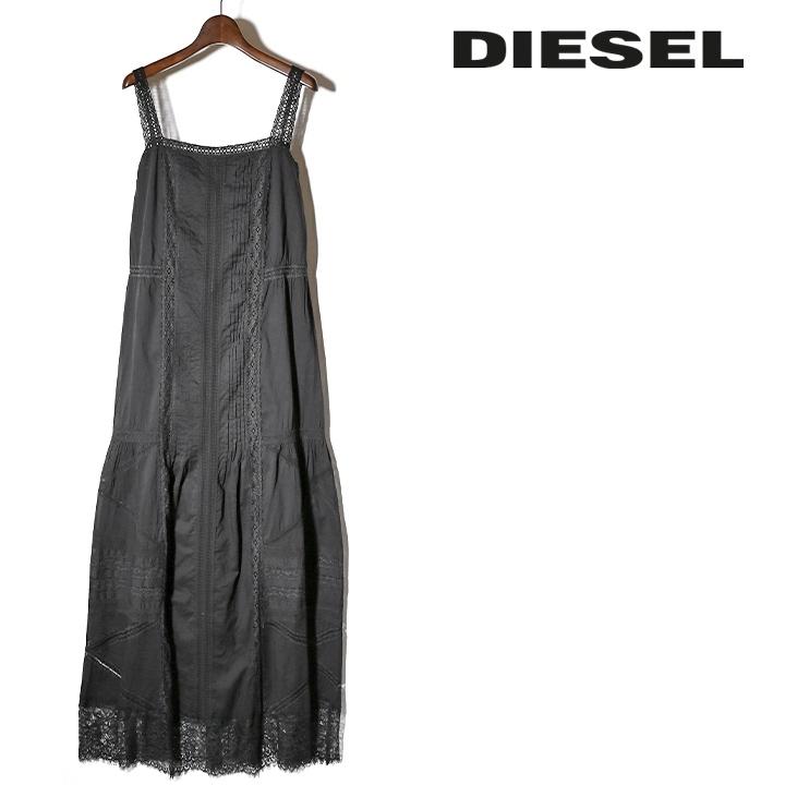 ディーゼル Diesel キャミソールワンピース レディース レース装飾 薄手 シースルー コットンボイル ロング丈 マキシワンピース D Arabella Die L T A8 1 買っciao トゥット トゥット 通販 Yahoo ショッピング