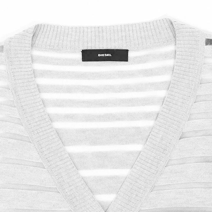 DIESEL ディーゼル ロングカーディガン レディース シースルー