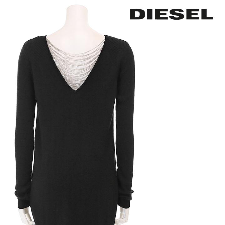 ディーゼル DIESEL ニットワンピース レディース カシミヤ混 ウール混 