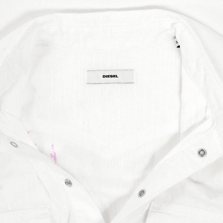 DIESEL（ディーゼル） 長袖シャツワンピース レディース スプラッシュ 